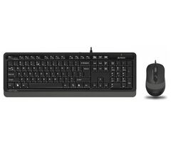 Клавиатура и мышь A4Tech F1010 Black-Grey, фото 1