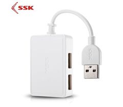 Конвертер USB SSK SHU200 White, фото 1