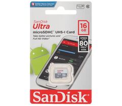 Карта памяти SanDisk Ultra microSDHC 16 ГБ, фото 1