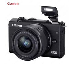 Фотоаппарат Canon EOS M200 Kit 15–45 мм+55–200 4K Wi-Fi, фото 1