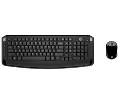 Клавиатура и мышь HP 300 Black, фото 1