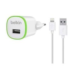 Сетевое ЗУ Belkin Home Charger USB 1A, Lightning 1.2m, White, фото 1