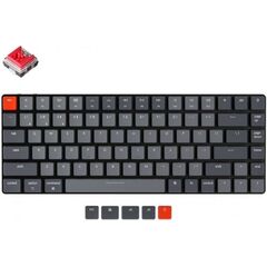 Keychron K3  84 Key Low Profile HotSwappable Optical Mechanical Keyboard  White LED Red,Blue Russian Layout, фото 1