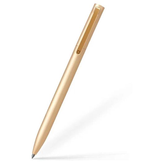 Ручка шариковая Xiaomi Mi Aluminium RollerBall Pen BZL4006TY Gold, фото 9